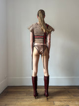 Exclusive Papercut Tube Top