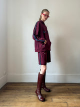 Mauve Cult Form Hoodie Set