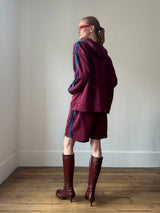 Mauve Cult Form Hoodie Set