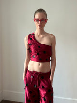 Amaranth Red Yorgan Bra