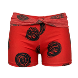 Red Polka-dot Mini Shorts