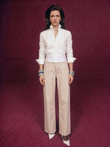 Cummerbund Beige Jeans