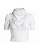 Cream Bandana Knit