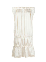 WHITE SATIN Dress