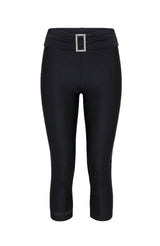 Crow Black Midi Tights