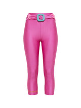 PINK COLORED BELT MIDI TIGHTS