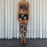 Black Polka-dot Mini Tights