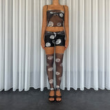 Black Polka-dot Mini Tights