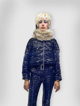 SEQUIN PUFFER JACKET