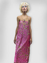 PINK MIDI-DRESS