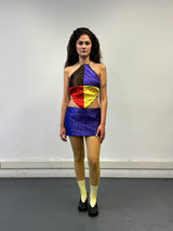 PURPLE MINI YORGAN SKIRT