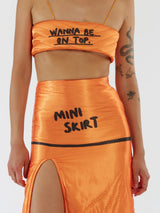 "MINI SKIRT" Yorgan Skirt