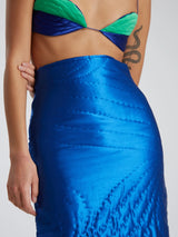 YORGAN DEEP BLUE SKIRT