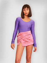 PINK YORGAN MINI SKIRT