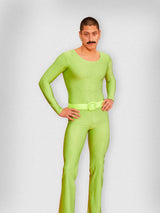 NEON GREEN FLARED BODYSUIT