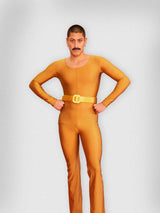 MUSTARD FLARED BODYSUIT