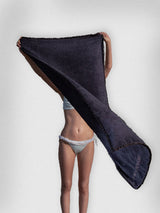 Handstitched Black Yorgan Towel