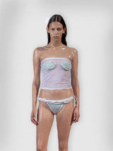 White Spiraldesign Top