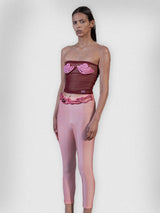 Pink Pearlwork Tights