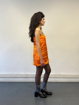 ORANGE YORGAN DRESS