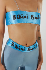 “BIKINI BODY” Blue Yorgan Belt Tights