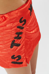 “IS THIS YORGAN?” Mini Yorgan Skirt