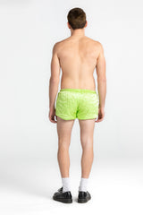 Lime Yorgan Short