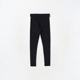 “FRAGILE” Black Maxi Yorgan Belt Tights