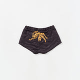 “I AM WILD ABOUT YOU” Black Yorgan Short