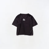 “THE SUN” Black Satin Top