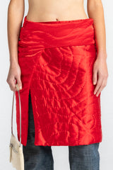 Red Yorgan Skirt