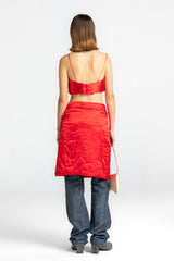 Red Bow Yorgan Bra