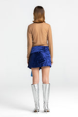 Band Nude Dissolved Blue Bow Top