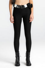 Rose Maxi Black Tights