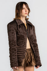 Brown Corset Jacket