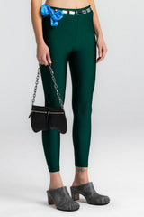 Bow Maxi Dark Green Tights