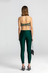 Bow Maxi Dark Green Tights