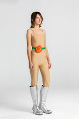 Nude Long Jersey Catsuit