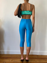 BLUE YORGAN BELT MIDI TIGHTS