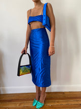 YORGAN DEEP BLUE SKIRT