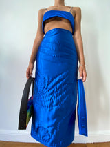 YORGAN DEEP BLUE SKIRT