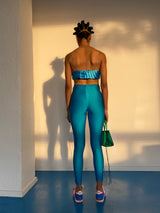 BLUE YORGAN BELT MAXI TIGHTS