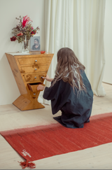 Terra Cotta Handwoven Rug