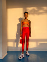 ORANGE YORGAN BRA