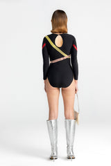 Black Lined Jumpsuit