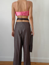 PINK YORGAN BRA