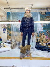 BLACK SEQUIN MAXI TIGHTS