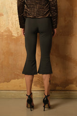 Corset Gray Midi Flared Tights