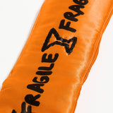 “FRAGILE” Orange Yorgan Glasses Case