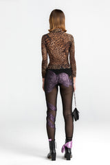 Leopard Dissolved Bow Top